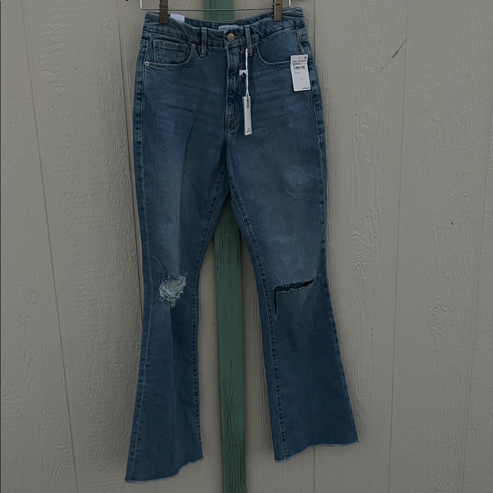 Good American Good Classic Bootcut Jeans Indigo Size 8/29 NWT